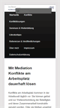 Mobile Screenshot of konflikte-mediation.de